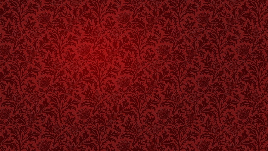 Dark Red Floral Damask Wallpaper Pattern With Vintage Victorian Style HD wallpaper