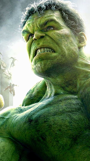 The Incredible Hulk Movie Poster Artwork Featuring Angry Green Face HD phone wallpaper