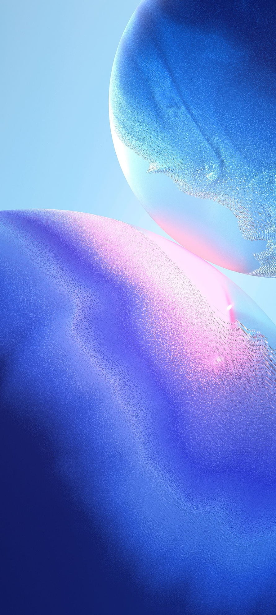 Oppo Reno 5 Pro and Reno 7 Stock Abstract Blue and Pink Gradient Wallpaper HD phone wallpaper
