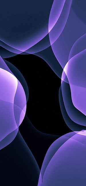 Abstract Purple and Blue Gradient Waves Wallpaper HD phone wallpaper