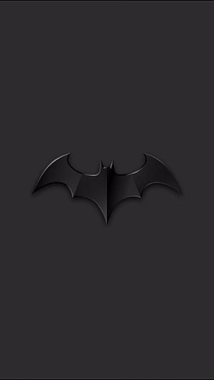 Minimalist Dark Metallic Batman Logo Wallpaper, Batman Symbol & Background ideas. batman symbol, batman, batman , Batman Symbol HD phone wallpaper
