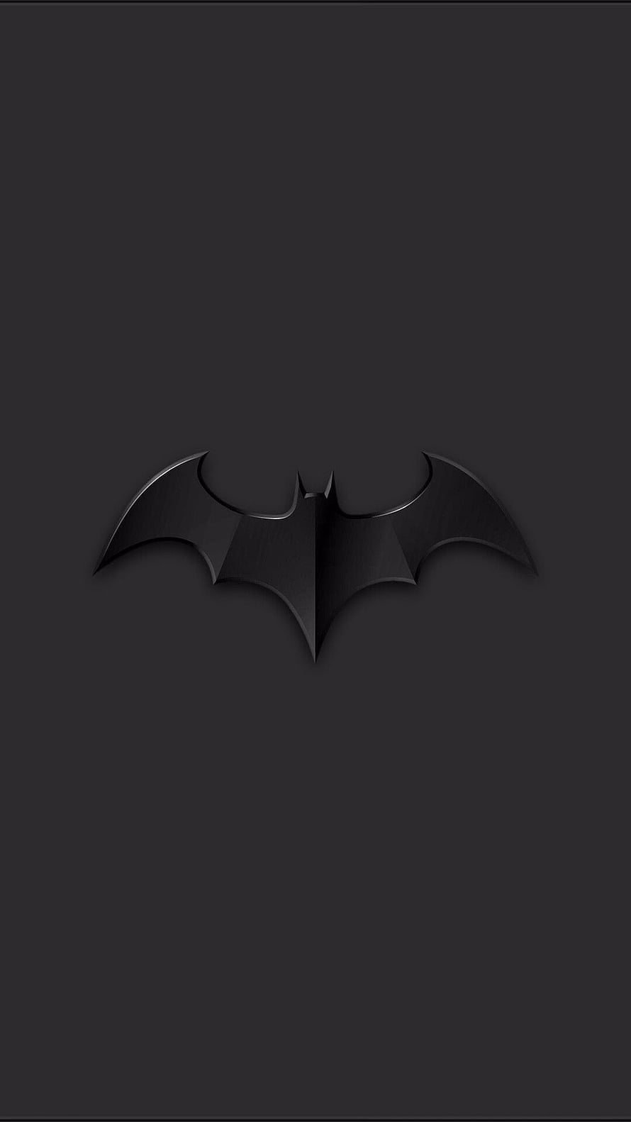 Minimalist Dark Metallic Batman Logo Wallpaper, Batman Symbol & Background ideas. batman symbol, batman, batman , Batman Symbol HD phone wallpaper