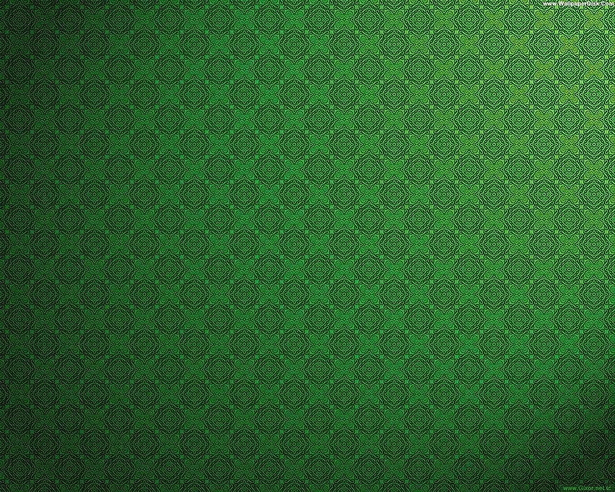 Green Islamic Geometric Pattern Background with Intricate Lattice Design HD wallpaper