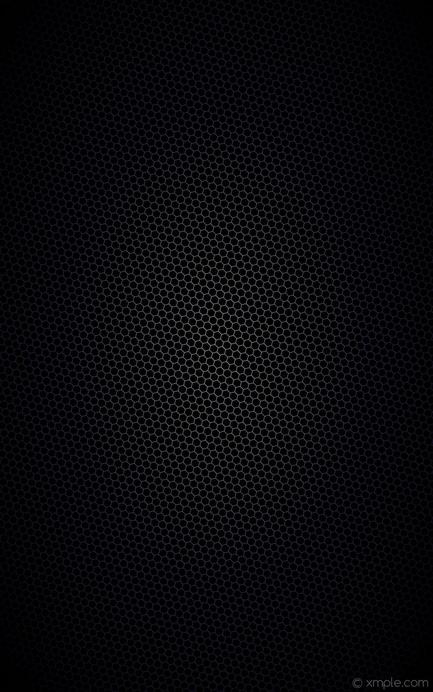 Dark Hexagonal Mesh Texture With Subtle Center Glow HD phone wallpaper