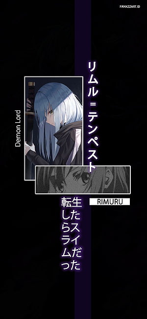 Rimuru Tempest Demon Lord Anime Character Wallpaper HD phone wallpaper