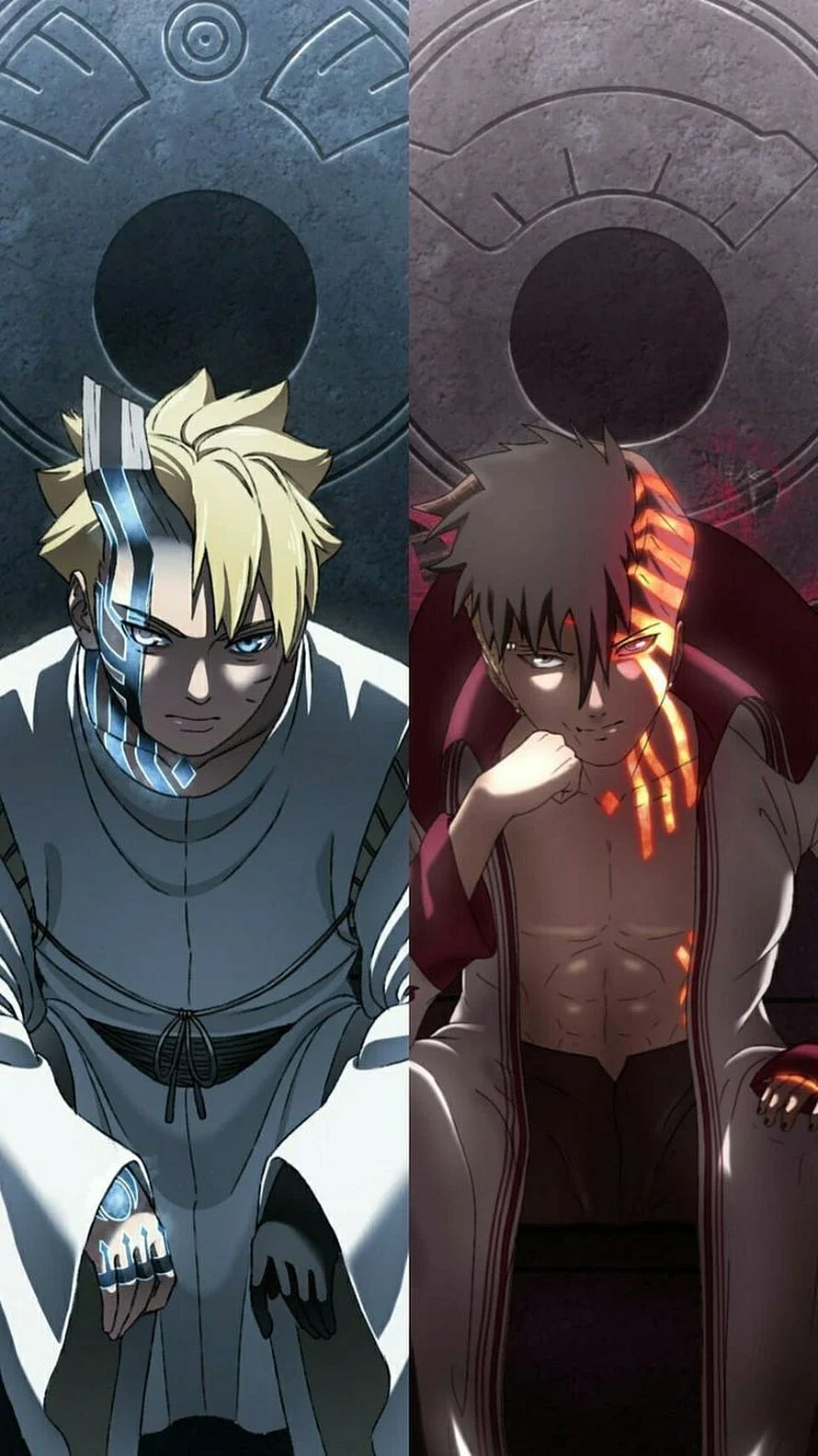 Boruto Uzumaki and Naruto Uzumaki Anime Wallpaper HD phone wallpaper