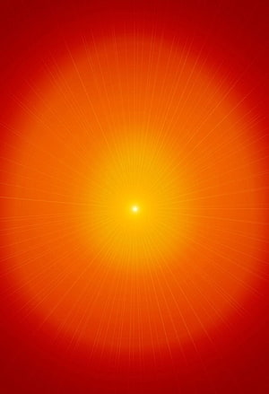 Vibrant Orange and Red Radial Burst Abstract Background with Central Light HD phone wallpaper