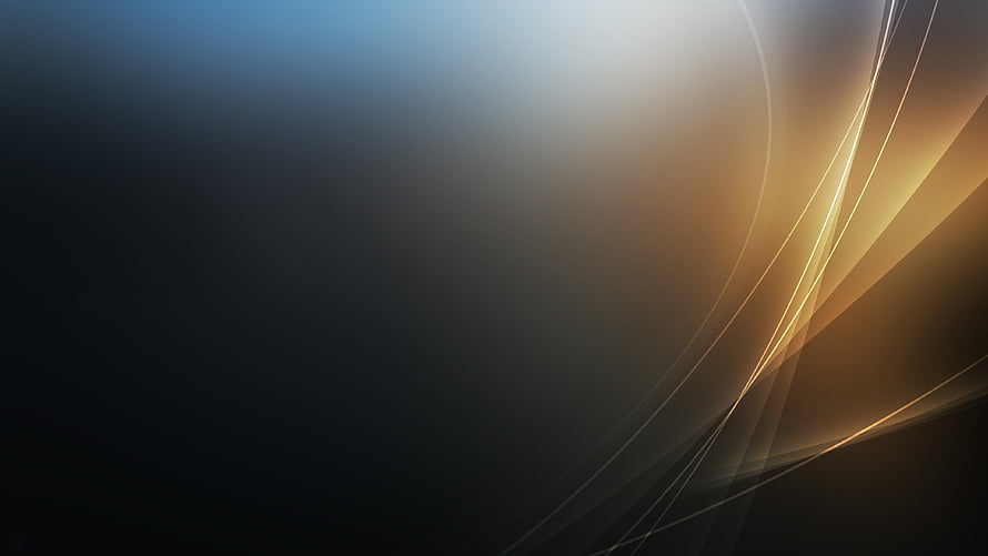 Elegant Black and Gold Abstract Light Streaks with Soft Gradient Glow HD wallpaper