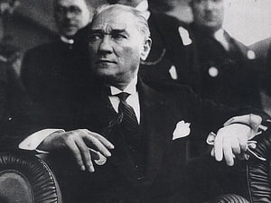Historical black and white portrait of an elderly statesman in a formal suit sitting in a leather chair, Mustafa kemal ataturk atatürk , kemal, ataturk, atatürk HD wallpaper