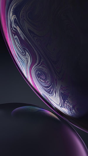 Abstract Purple and Blue Swirling Liquid Marble Texture Wallpaper HD phone wallpaper
