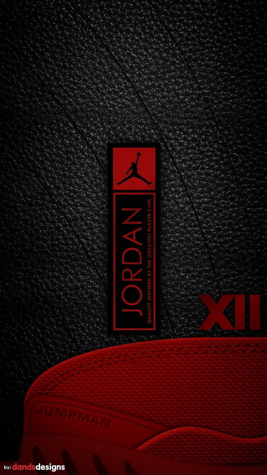 Air Jordan 12 Retro Sneaker Close-Up with Jumpman Logo on Black Leather Background, Jordan 12. Nike , Jordan logo , Jordans, Air Jordan 12 HD phone wallpaper