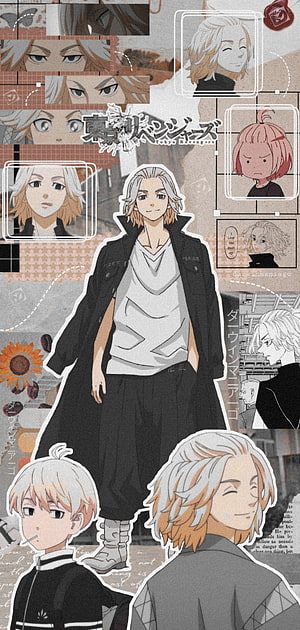 Darwin Maniago Tokyo Revengers Anime Character Collage Wallpaper HD phone wallpaper