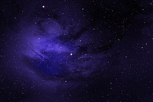 Stunning Purple Nebula and Starry Night Sky Space Photography Wallpaper HD wallpaper