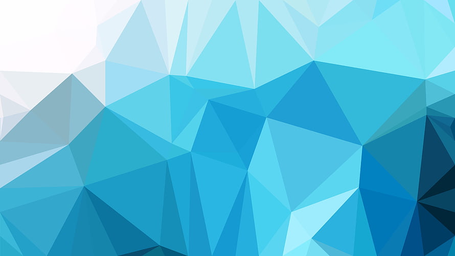 Abstract Blue Geometric Polygonal Low Poly Background HD wallpaper