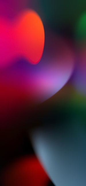 Abstract Colorful Gradient Wallpaper With Blurred Shapes HD phone wallpaper