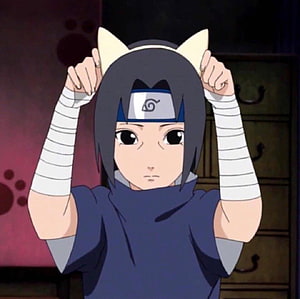 Hinata Hyuga Wearing Cat Ears Headband From Naruto Anime Series HD wallpaper