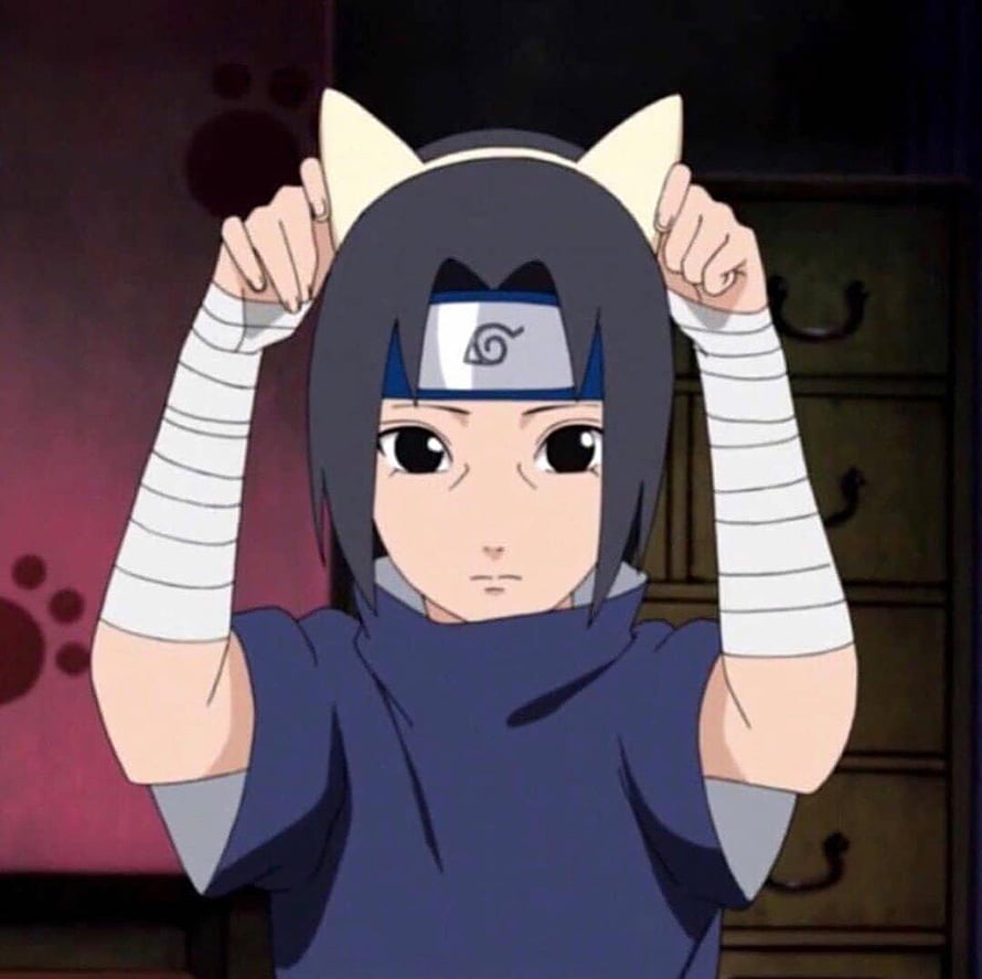 Hinata Hyuga Wearing Cat Ears Headband From Naruto Anime Series HD wallpaper