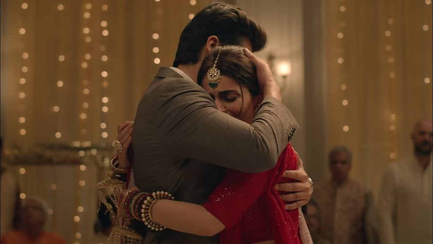 Emotional Embrace Scene from Chitta with Manan Bhardwaj in Warm Golden Lighting HD wallpaper