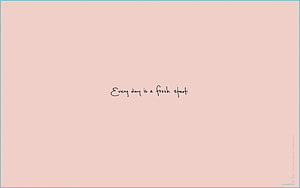 Minimalist Pink Background with Handwritten Motivational Quote HD wallpaper