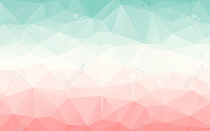 Soft Pastel Geometric Low Poly Gradient Background with Mint and Coral Tones HD wallpaper