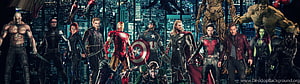 Avengers Infinity War Full Cast Group Shot Wallpaper HD wallpaper