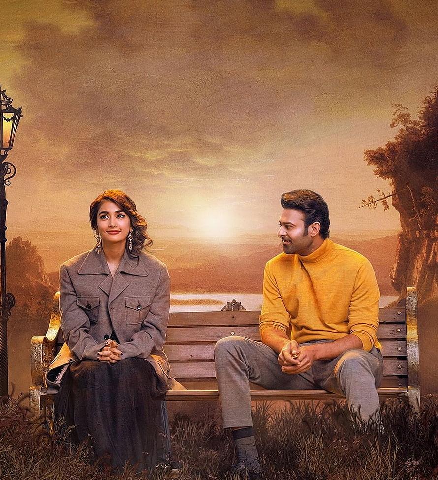 Romantic Couple Portrait on Park Bench at Golden Hour with Vintage Aesthetic HD phone wallpaper