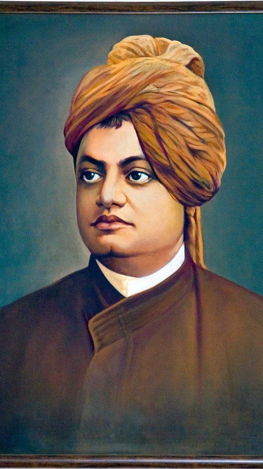 Portrait of Chhatrapati Shivaji Maharaj Wearing Traditional Turban and Royal Attire HD phone wallpaper