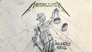 Metallica And Justice For All Album Cover Artwork Statue Of Lady Justice HD wallpaper