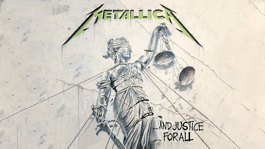Metallica And Justice For All Album Cover Artwork Statue Of Lady Justice HD wallpaper