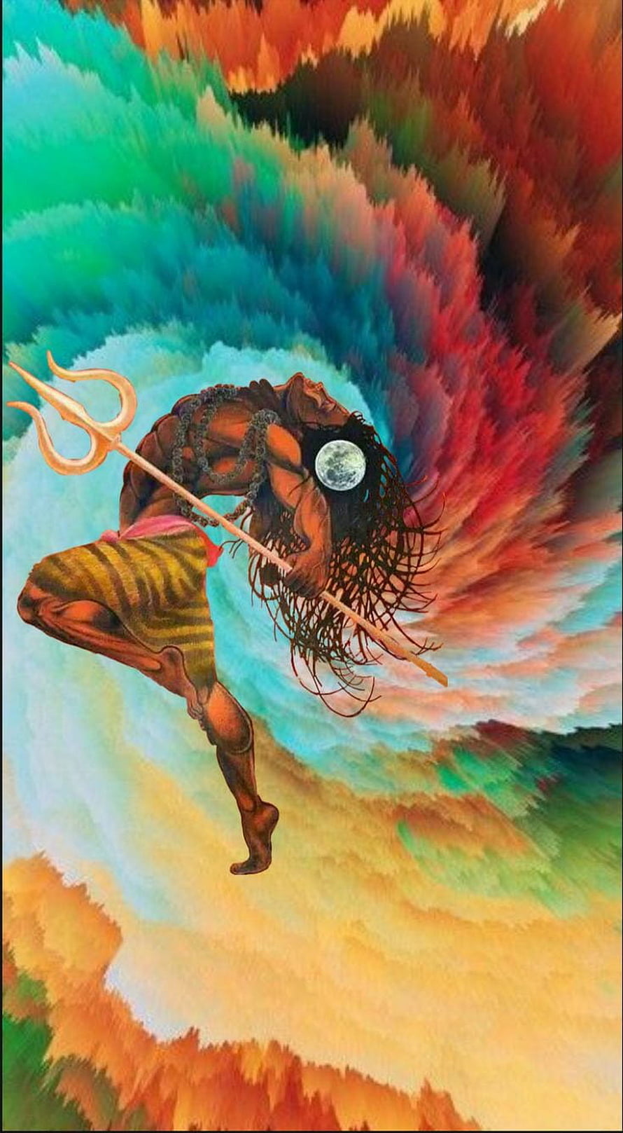 Lord Shiva Nataraja Cosmic Dance Wallpaper HD phone wallpaper