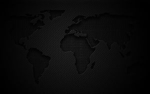 Dark World Map With Hexagonal Pattern And Diagonal Stripes HD wallpaper