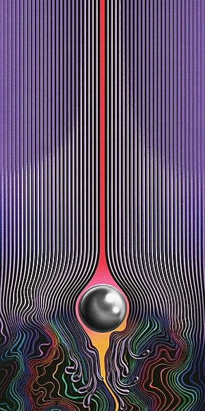 Tame Impala Currents Album Art Abstract Psychedelic Line Art HD phone wallpaper
