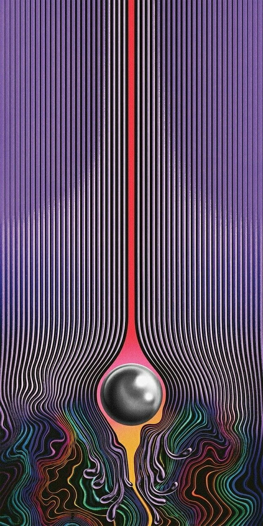 Tame Impala Currents Album Art Abstract Psychedelic Line Art HD phone wallpaper