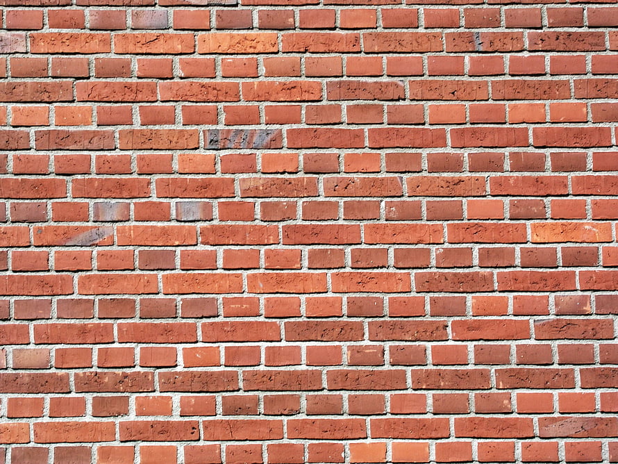 Classic Red Brick Wall Texture With Weathered Surface And Mortar Lines HD wallpaper