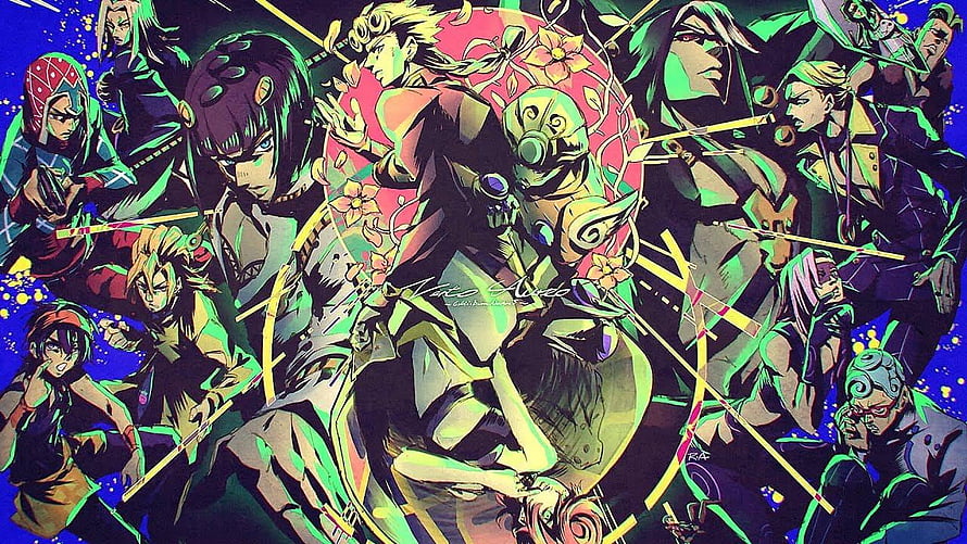 JoJo's Bizarre Adventure Part 7 Steel Ball Run Cast Anime Style Wallpaper HD wallpaper