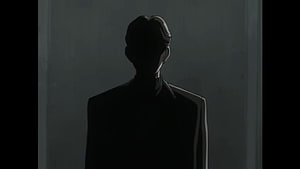 Silhouette of a man in a dark suit standing in shadow anime style, Review: Monster, Johan Liebert HD wallpaper