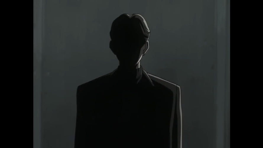 Silhouette of a man in a dark suit standing in shadow anime style, Review: Monster, Johan Liebert HD wallpaper