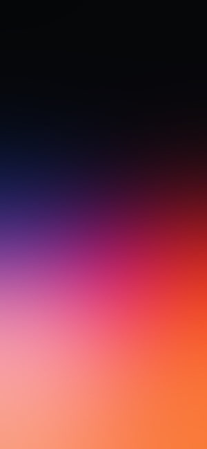 Vibrant Sunset Gradient with Deep Black to Warm Orange and Purple Hues HD phone wallpaper