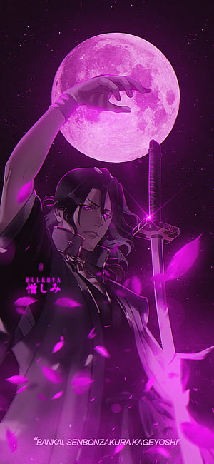 Byakuya Kuchiki Bankai Senbonzakura Kageyoshi Anime Wallpaper HD phone wallpaper