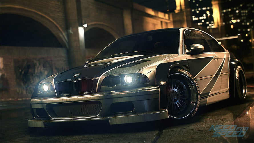 Need for Speed Most Wanted BMW M3 E46 Night Street Racing Scene HD wallpaper