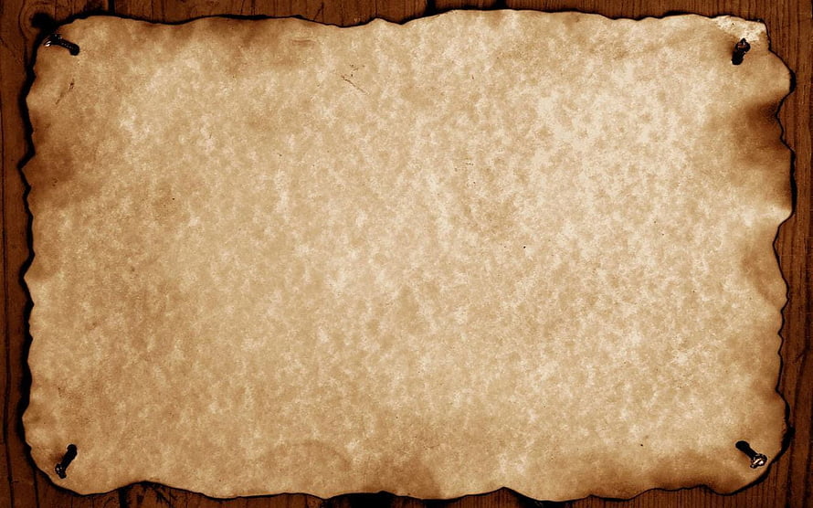 Vintage Parchment Paper Texture on Wooden Background with Nails HD wallpaper