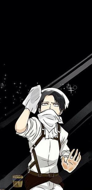 Levi Ackerman Cleaning Maid Outfit Anime Wallpaper, Levi ackerman screen cleaning . Anime lock screen , Levi ackerman, Attack on titan aesthetic, Levi Cleaning HD phone wallpaper