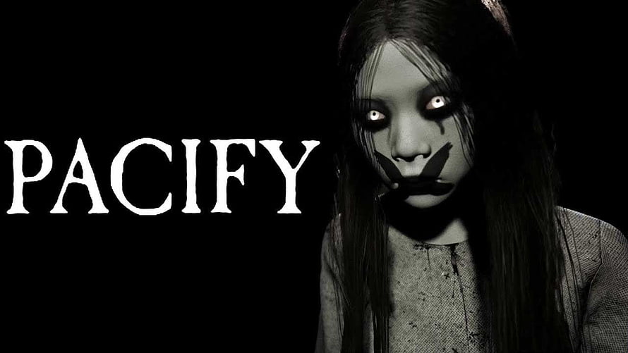 Pacify Survival Horror Game Featuring Creepy Girl With Glowing Eyes HD wallpaper