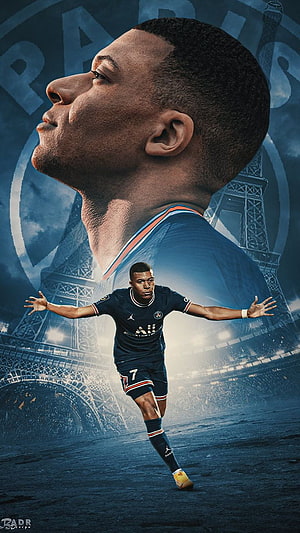 Kylian Mbappe Paris Saint-Germain Soccer Player Wallpaper HD phone wallpaper