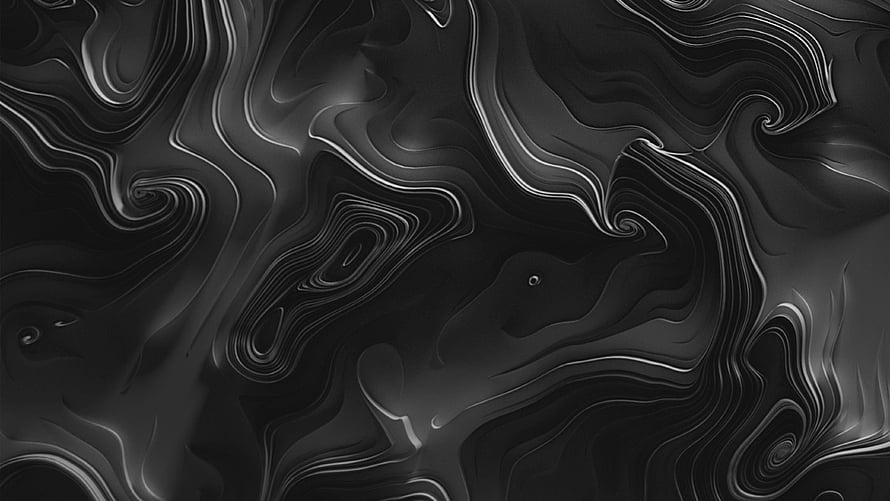Monochrome Liquid Marble Texture with Flowing Contour Lines and Abstract Swirls HD wallpaper