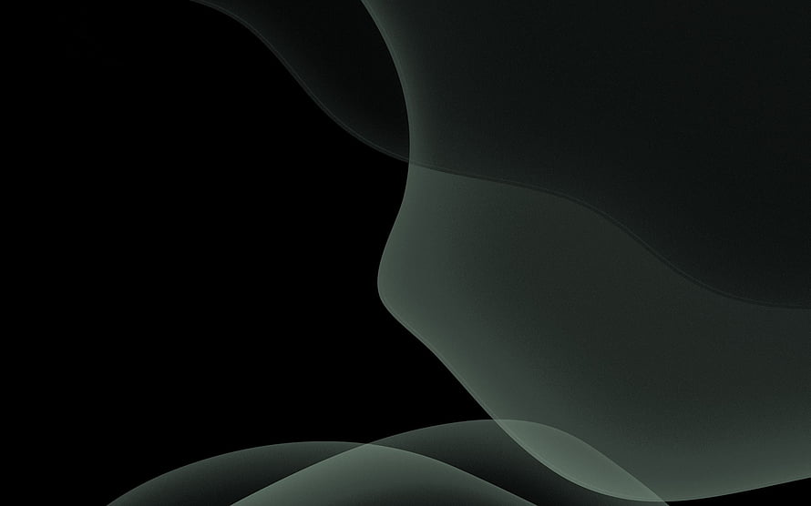 Dark Abstract Minimalist Wallpaper with Smooth Curved Layers HD wallpaper