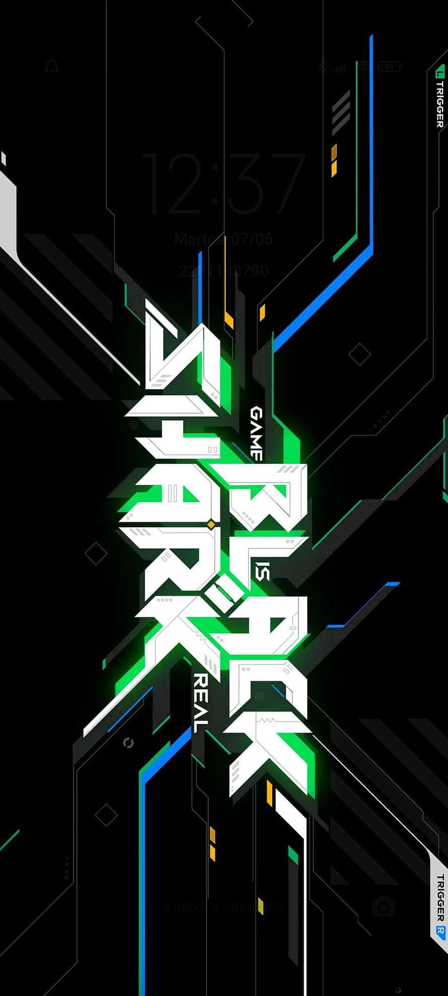 Cyberpunk Neon Game Over Text Vertical Abstract Digital Art Wallpaper HD phone wallpaper