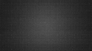 Dark Perforated Metal Grid Texture with Uniform Circular Hole Pattern HD wallpaper