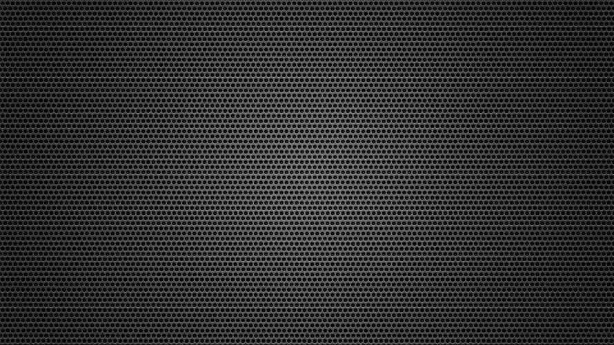 Dark Perforated Metal Grid Texture with Uniform Circular Hole Pattern HD wallpaper