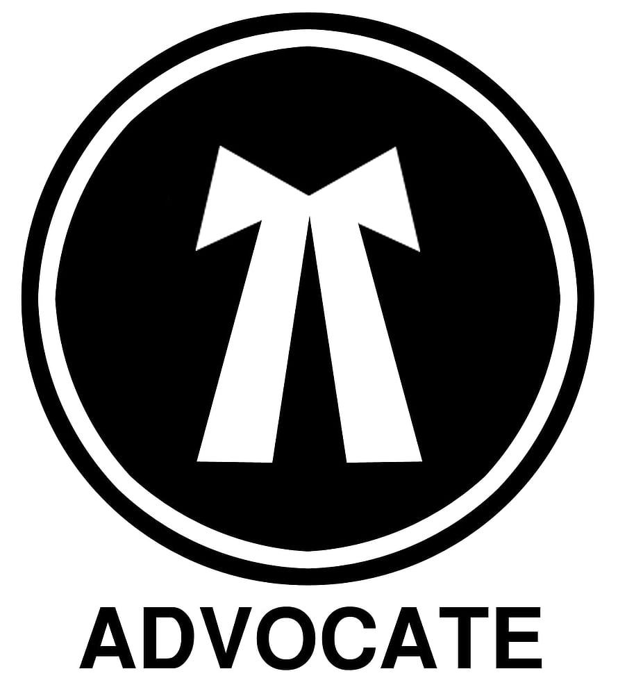 Advocate Group Logo Black and White Vector Emblem HD phone wallpaper